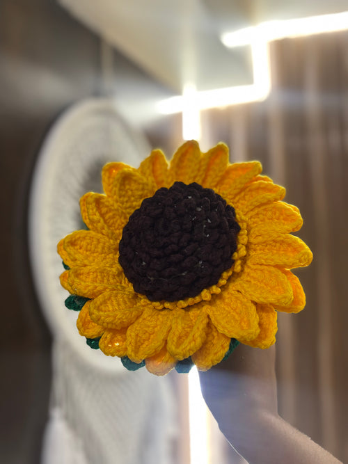 2-in-1 Sunflower Crochet Doll