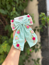Minimalistic Embroidered Bow