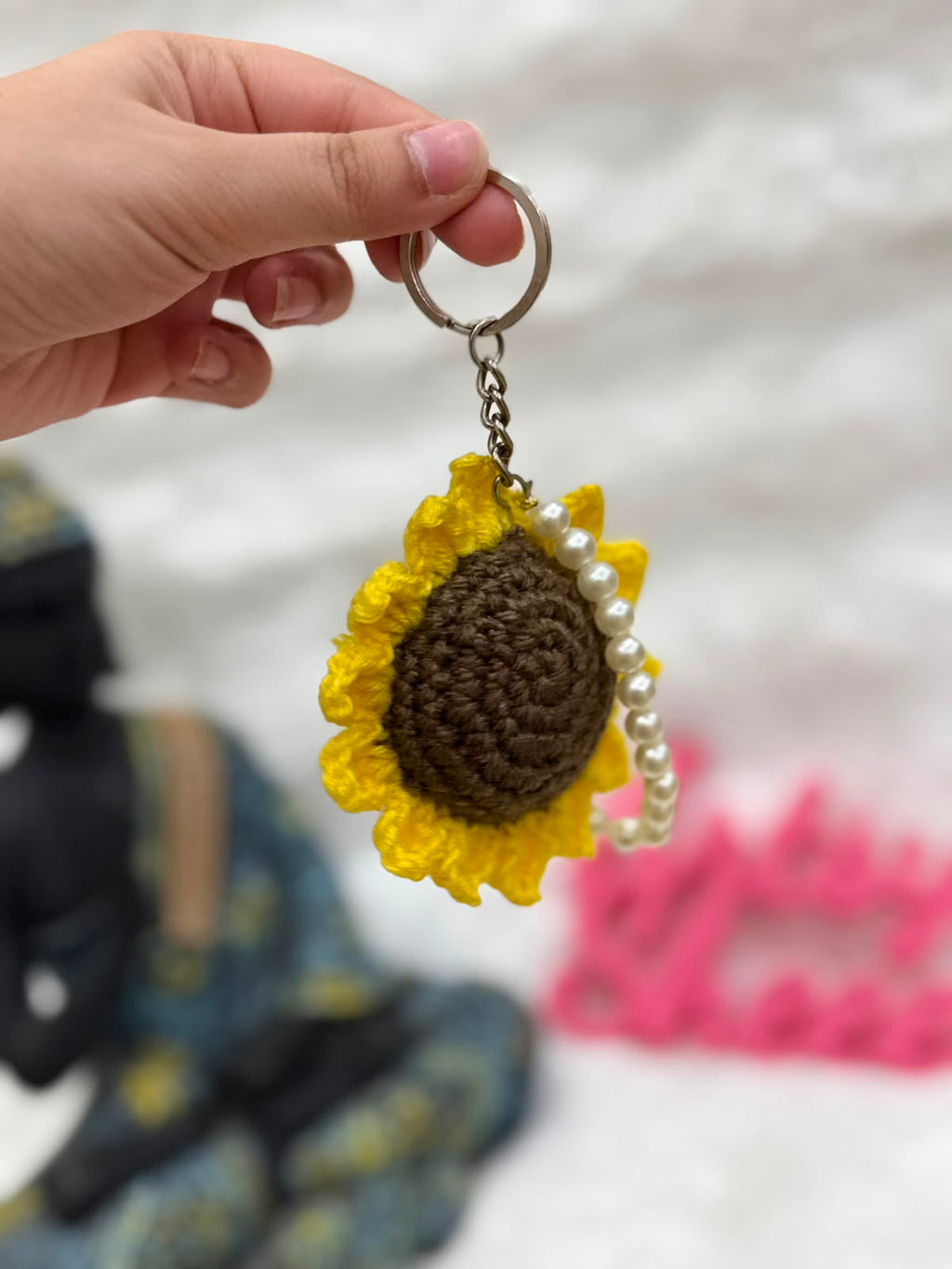 Sunflower Keychain