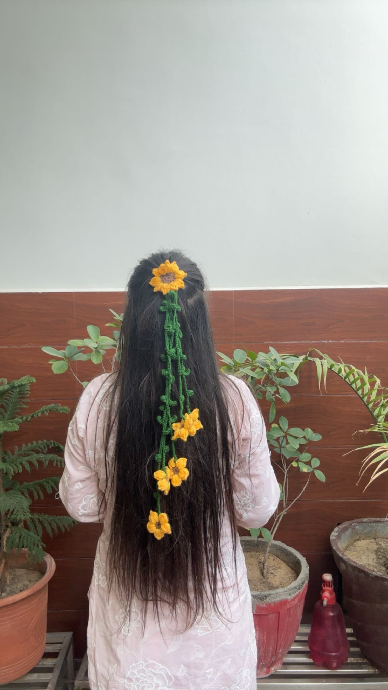 Crochet Sunflower Tassels